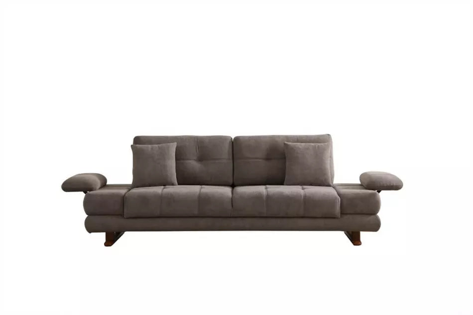 Akasya 3 Seater Sofa Bed Grey