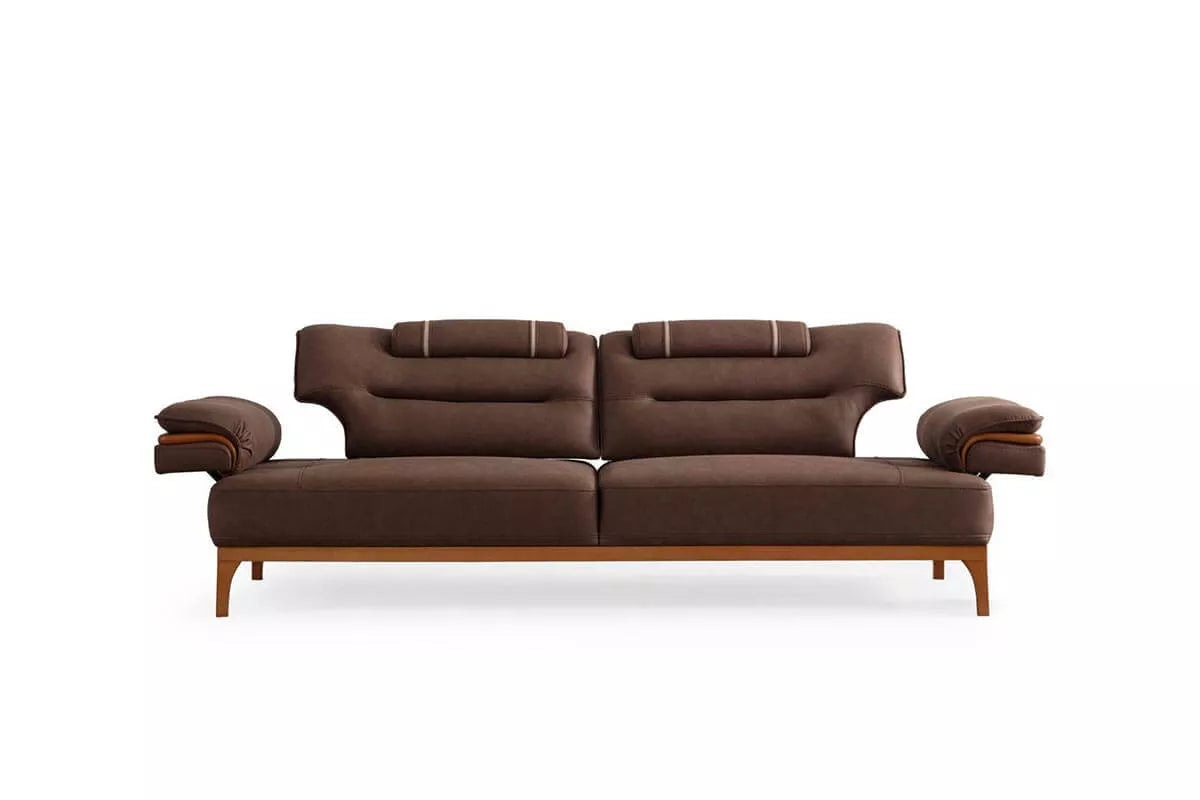 Ceres 3 Seater Sofa Bed - Brown - Ider Furniture