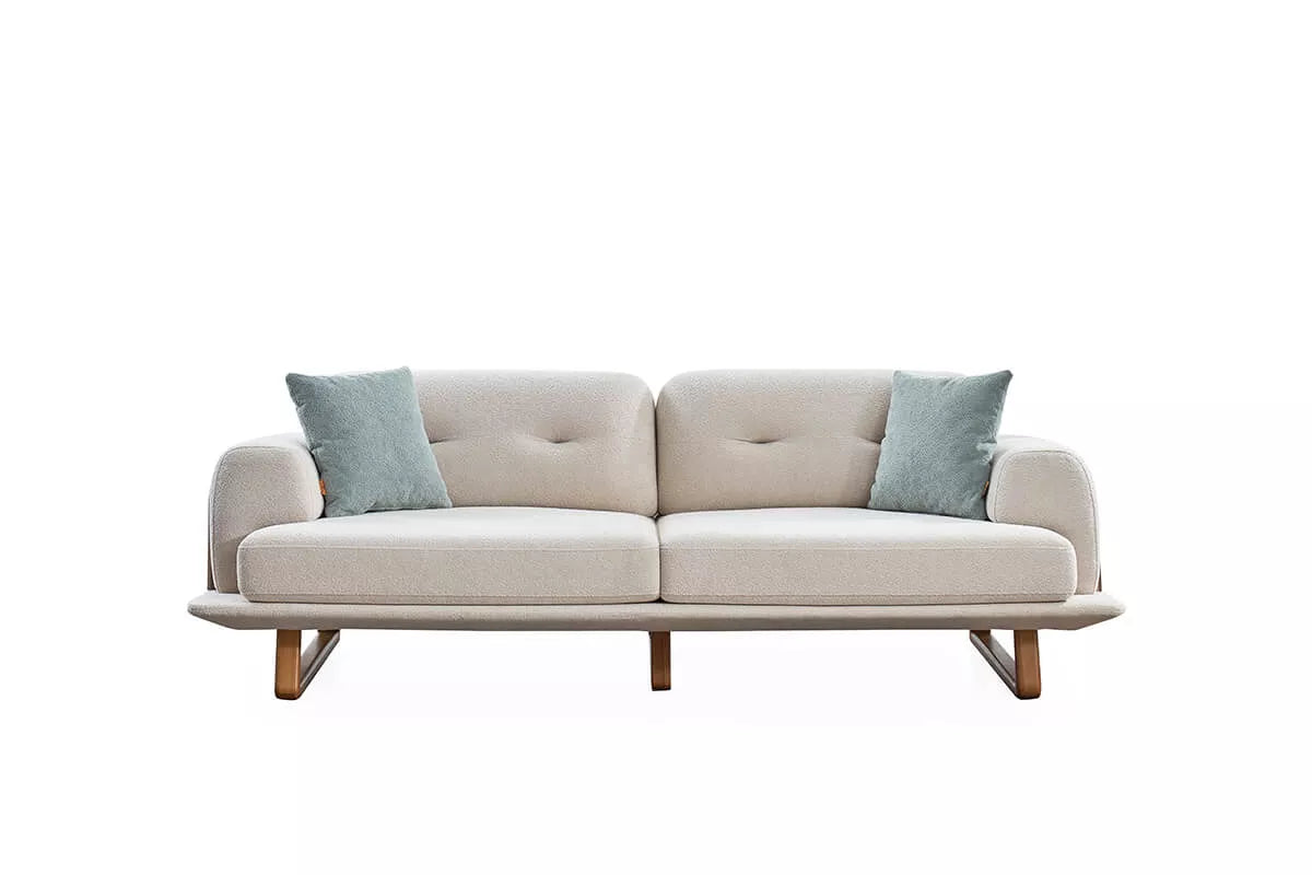 Coco 3 Seater Cream Sofa