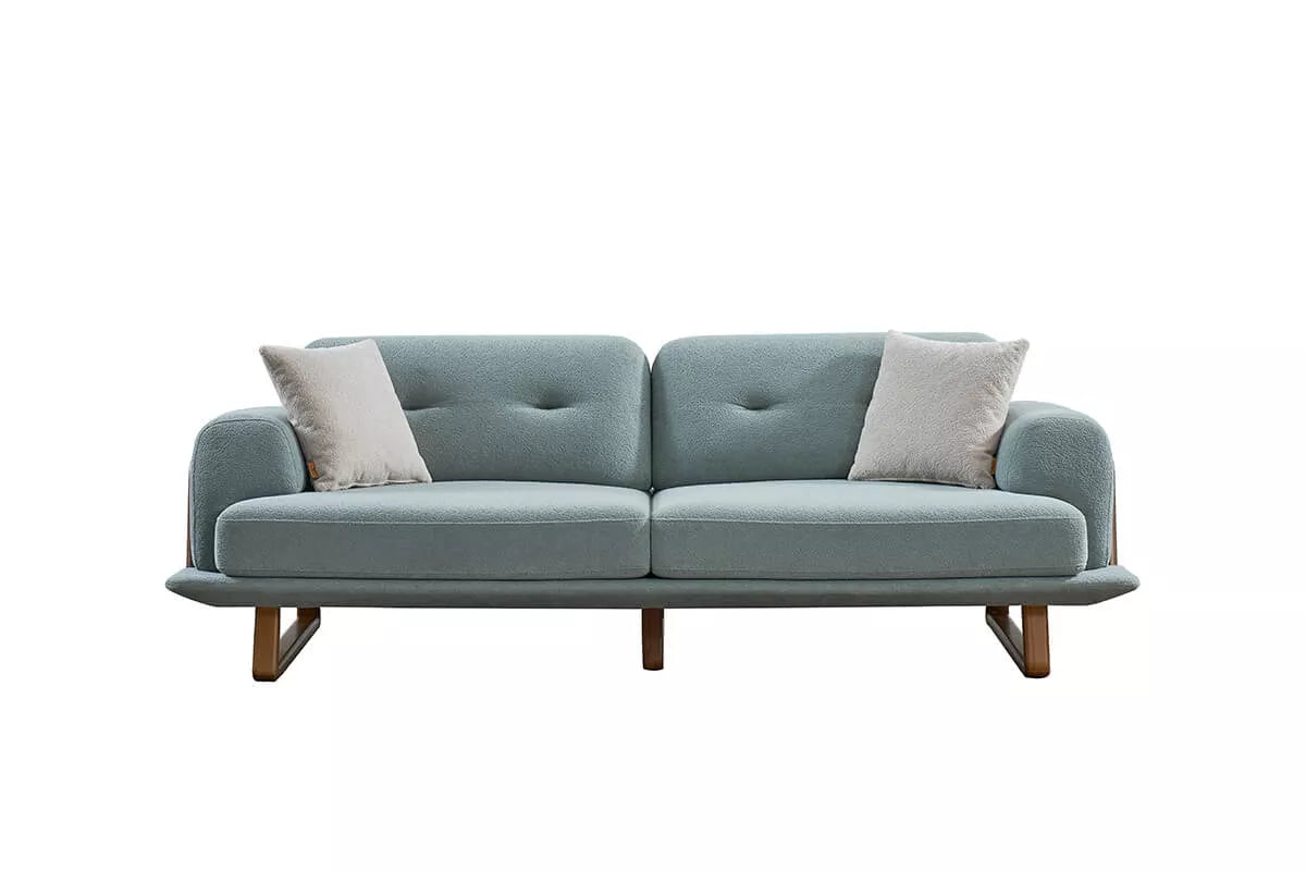 Coco 3 Seater Turquoise Sofa