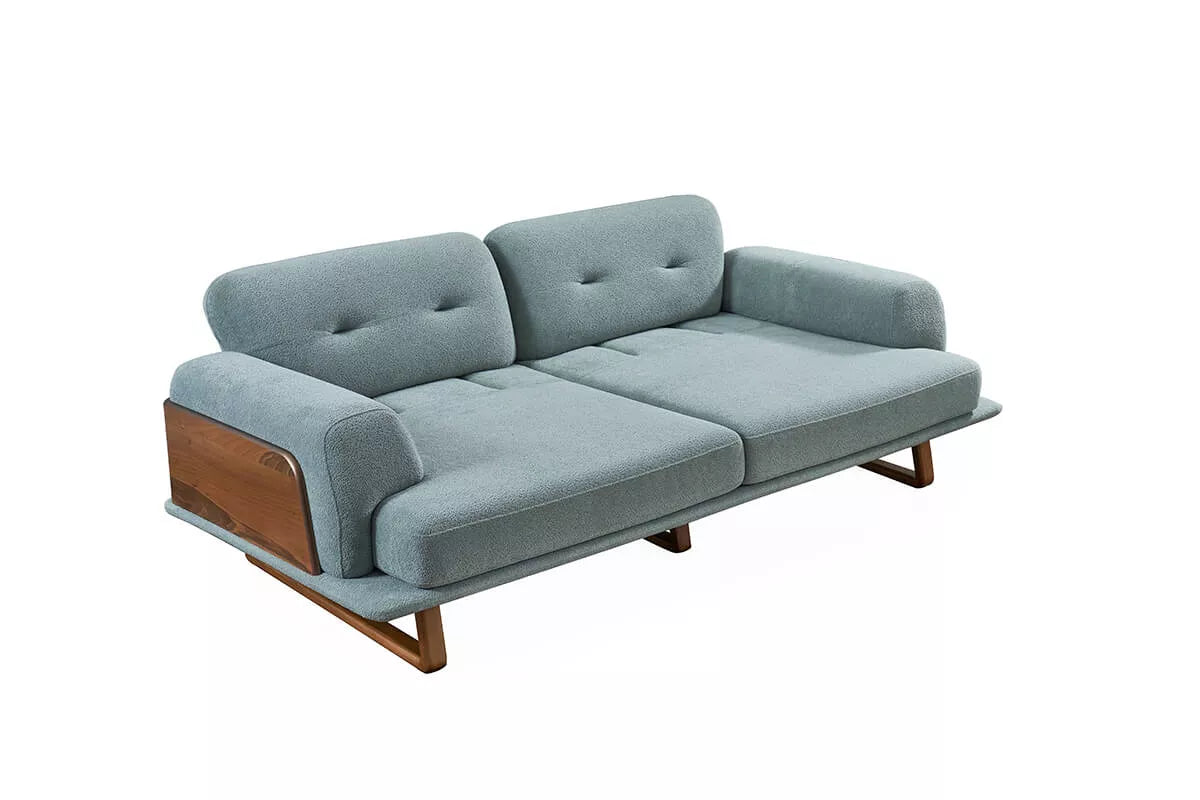 Coco 3 Seater Turquoise Sofa