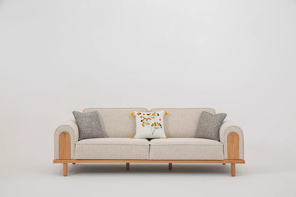 Fora 3 Seater Sofa Cream