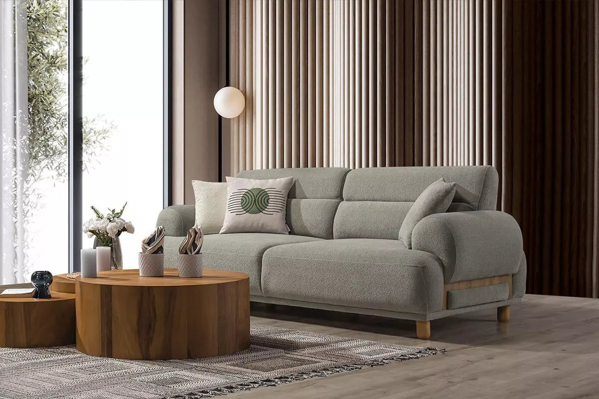 Nirvana 3 Seater Sofa Grey