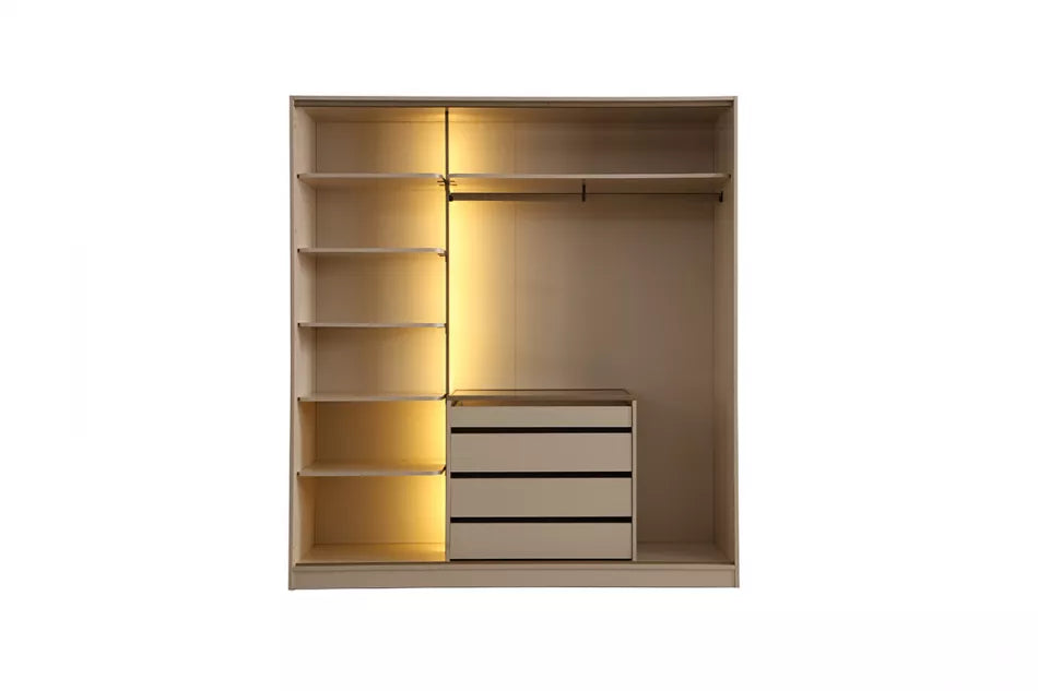 Omega 4 Doors Wardrobe