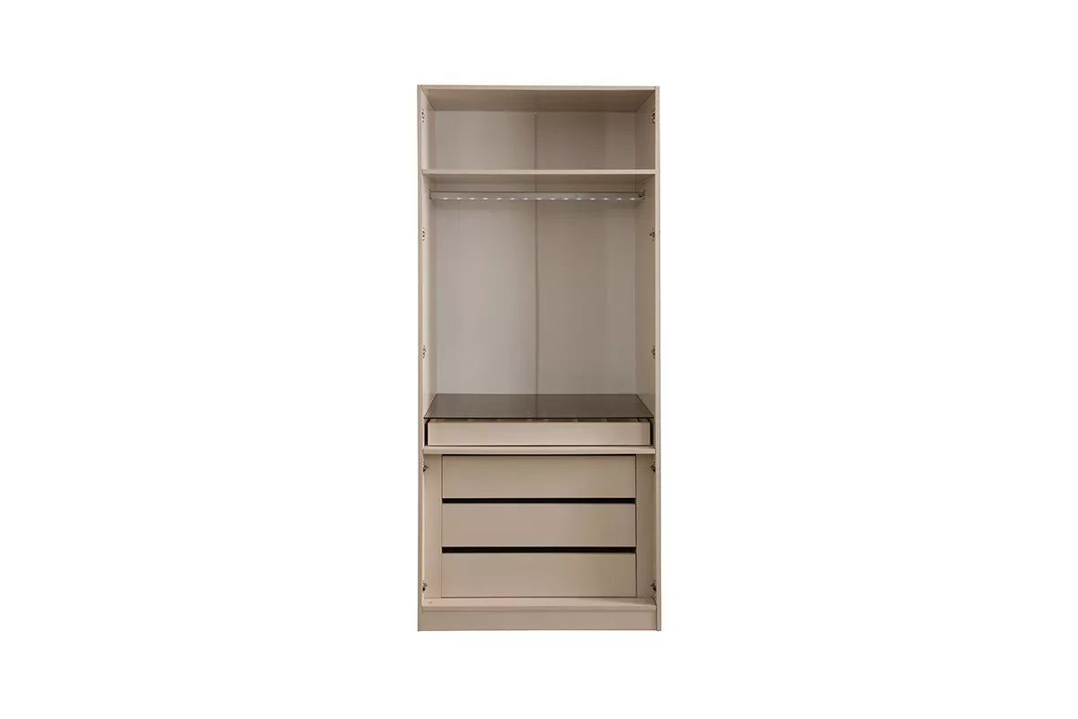 Omega 2 Doors Wardrobe Shelves & Drawers